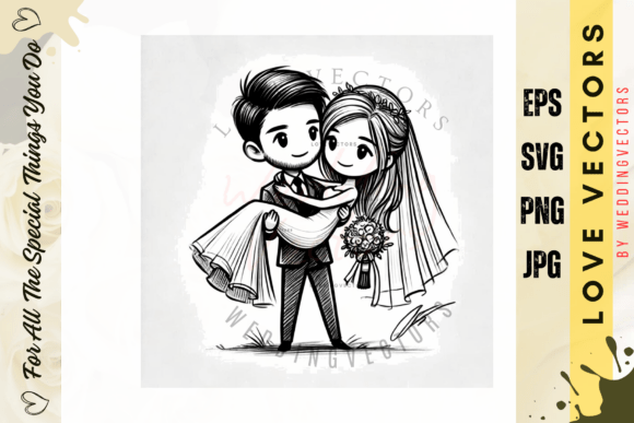 Elegant Minimalism: The C4662 Wedding Vector Collection