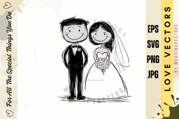 Elevate Nuptial Art with C4742 Vectors