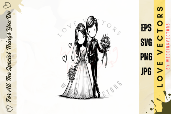 Elevate Your Designs with the C4720 Wedding Vectors