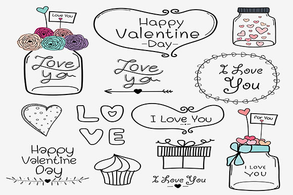 Valentine Clipart & Wedding Design: A Complete Creative Suite