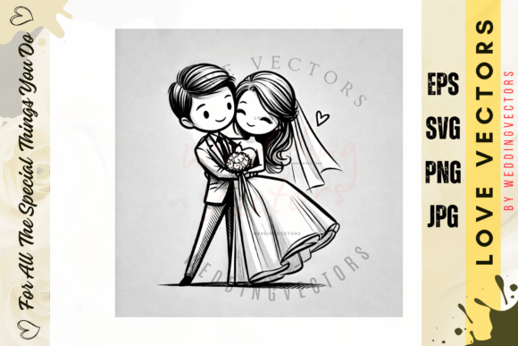 Wedding Couple and Love Vectors - C4650: A Designer's Guide