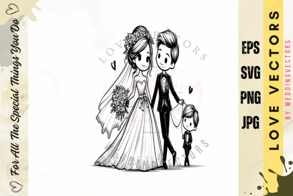 Wedding Couple and Love Vectors - C4671: A Design Deep Dive