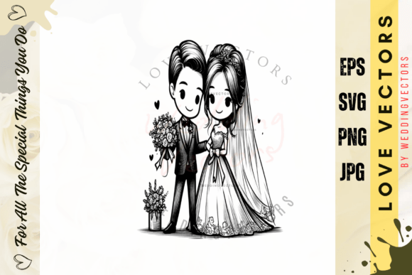 Wedding Couple and Love Vectors - C4683: A Design Deep Dive
