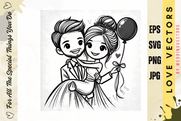 Wedding Couple and Love Vectors: Infusing Romance into Your Brand