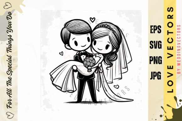 Wedding Couple & Love Vectors - C4632: A Designer's Review